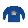 Yonkers University Seal long sleeve cotton tee | Vintage collegiate crest, All cotton
