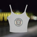 Yonkers University Crop Tank Top — "Yonkers Educated" Heart Logo