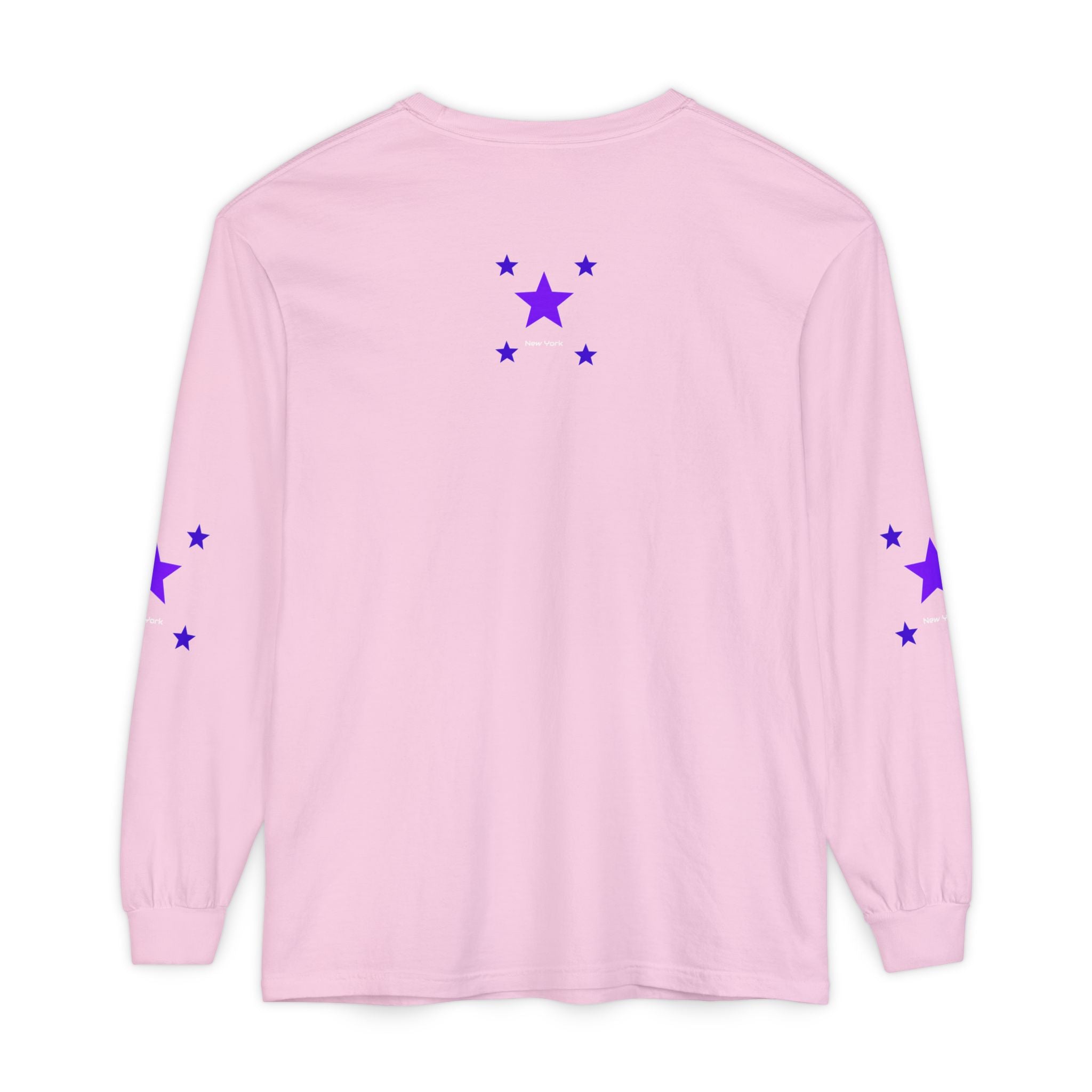 Long Sleeve T-Shirt — "Original Street Games, Yonkers, New York" Retro Star Design
