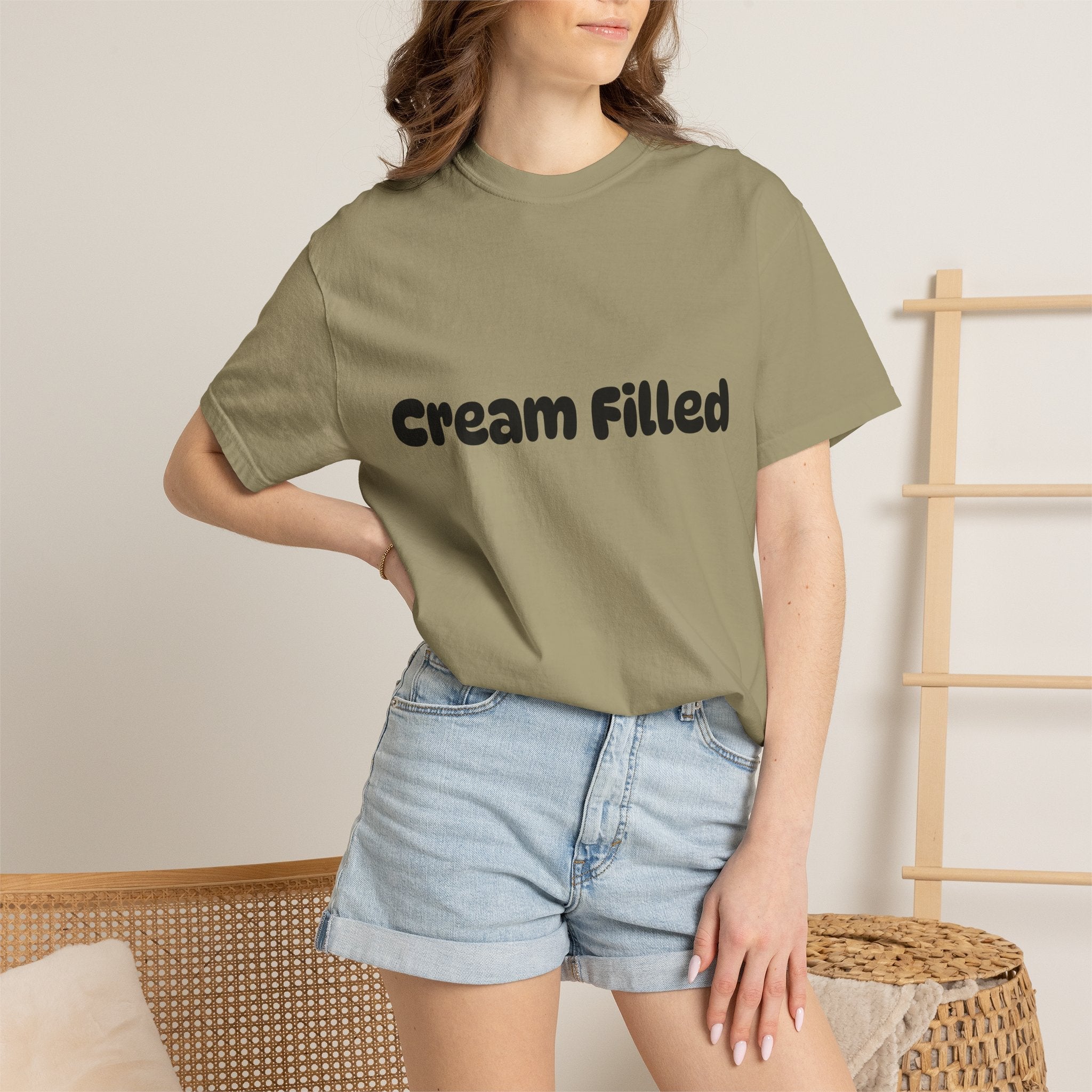 Funny "Cream Filled" All Cotton Unisex T-Shirt