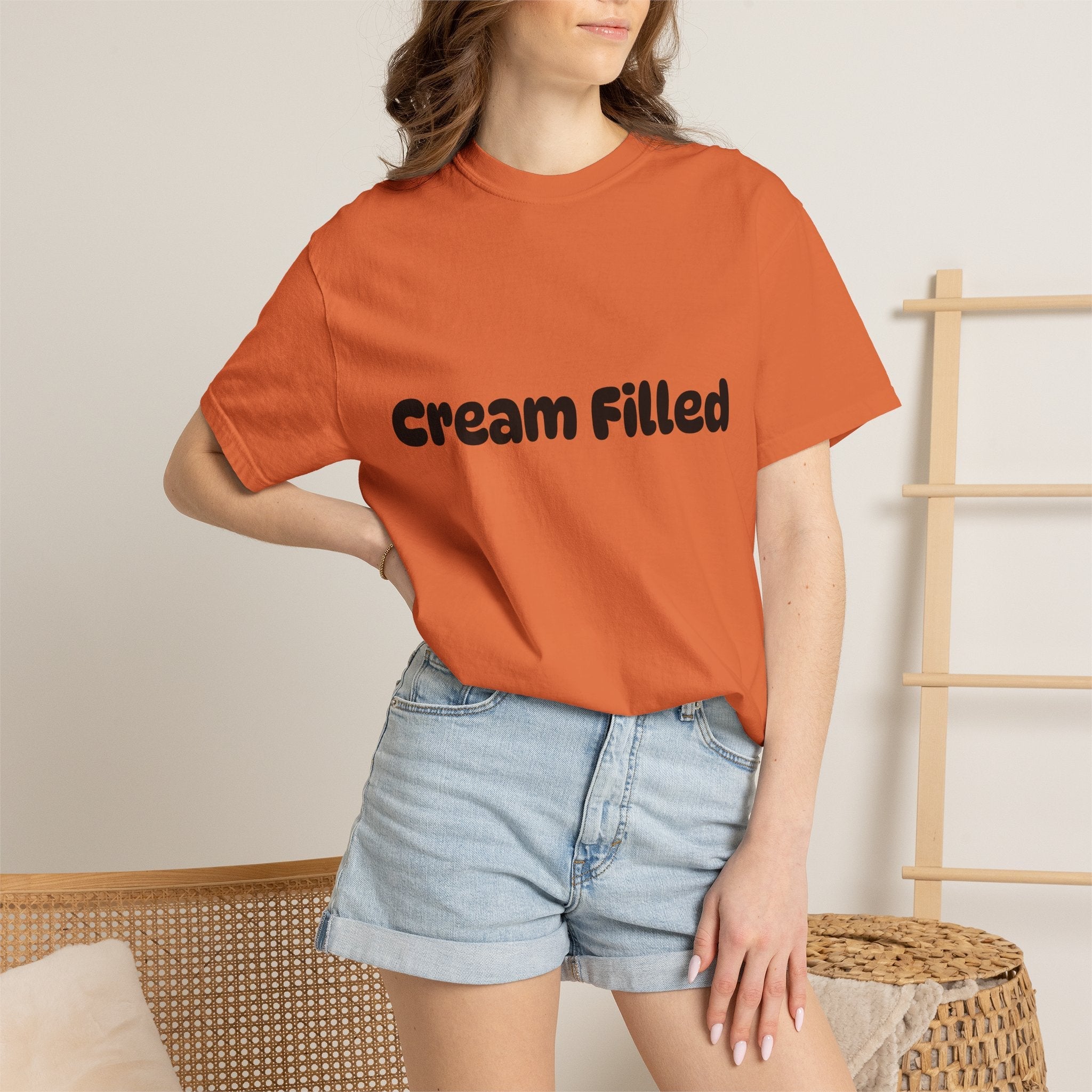 Funny "Cream Filled" All Cotton Unisex T-Shirt