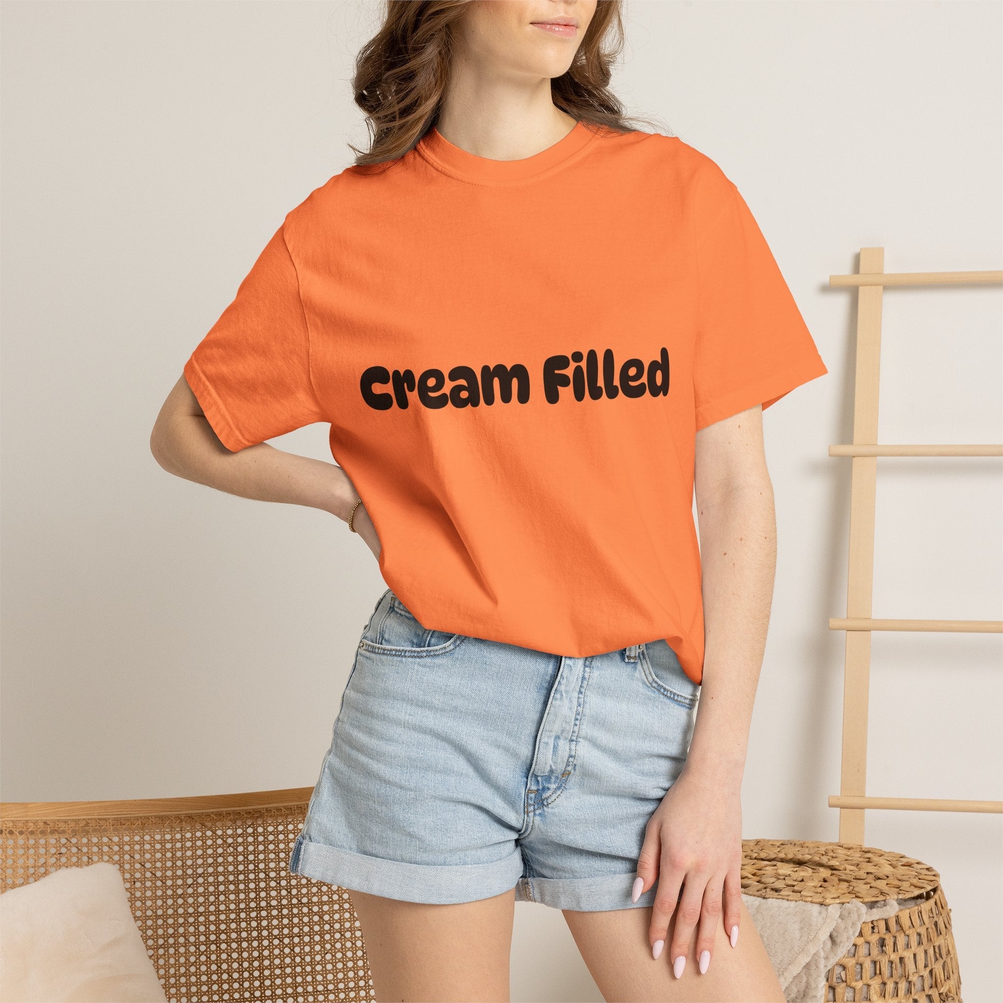Funny "Cream Filled" All Cotton Unisex T-Shirt