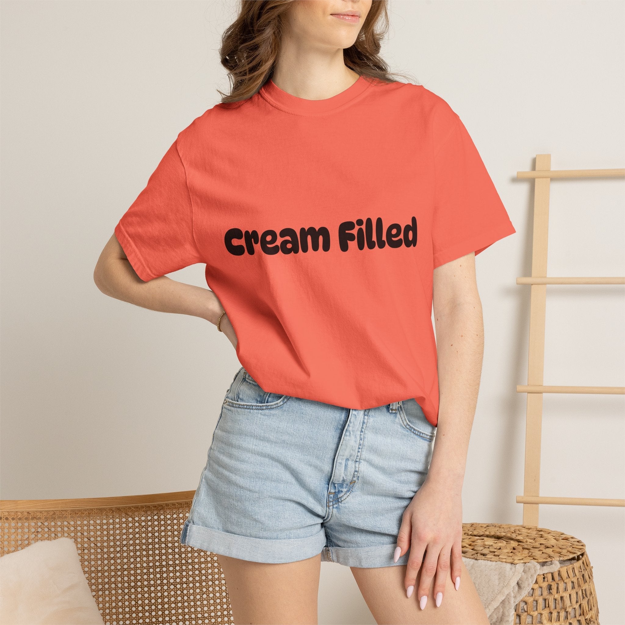 Funny "Cream Filled" All Cotton Unisex T-Shirt