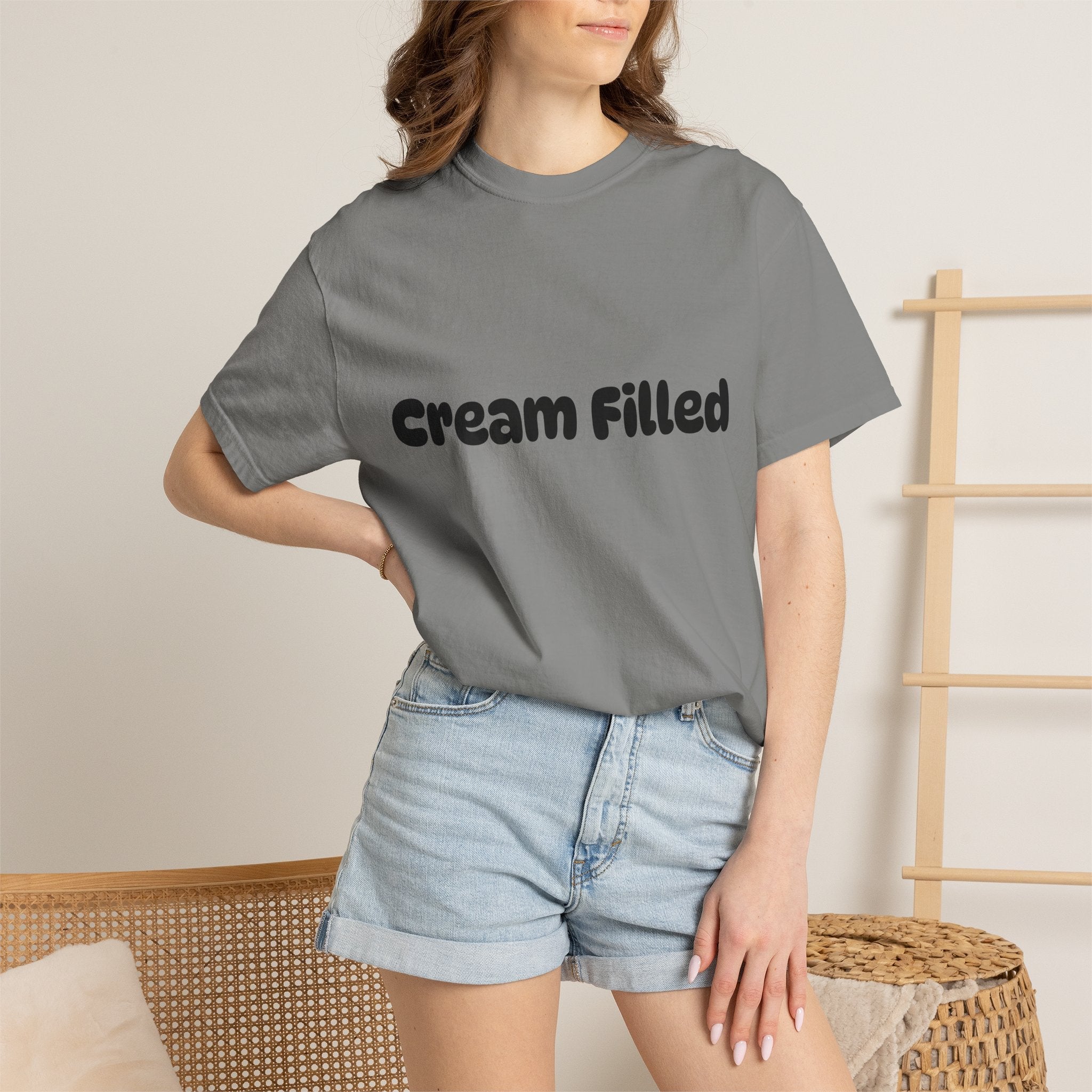 Funny "Cream Filled" All Cotton Unisex T-Shirt