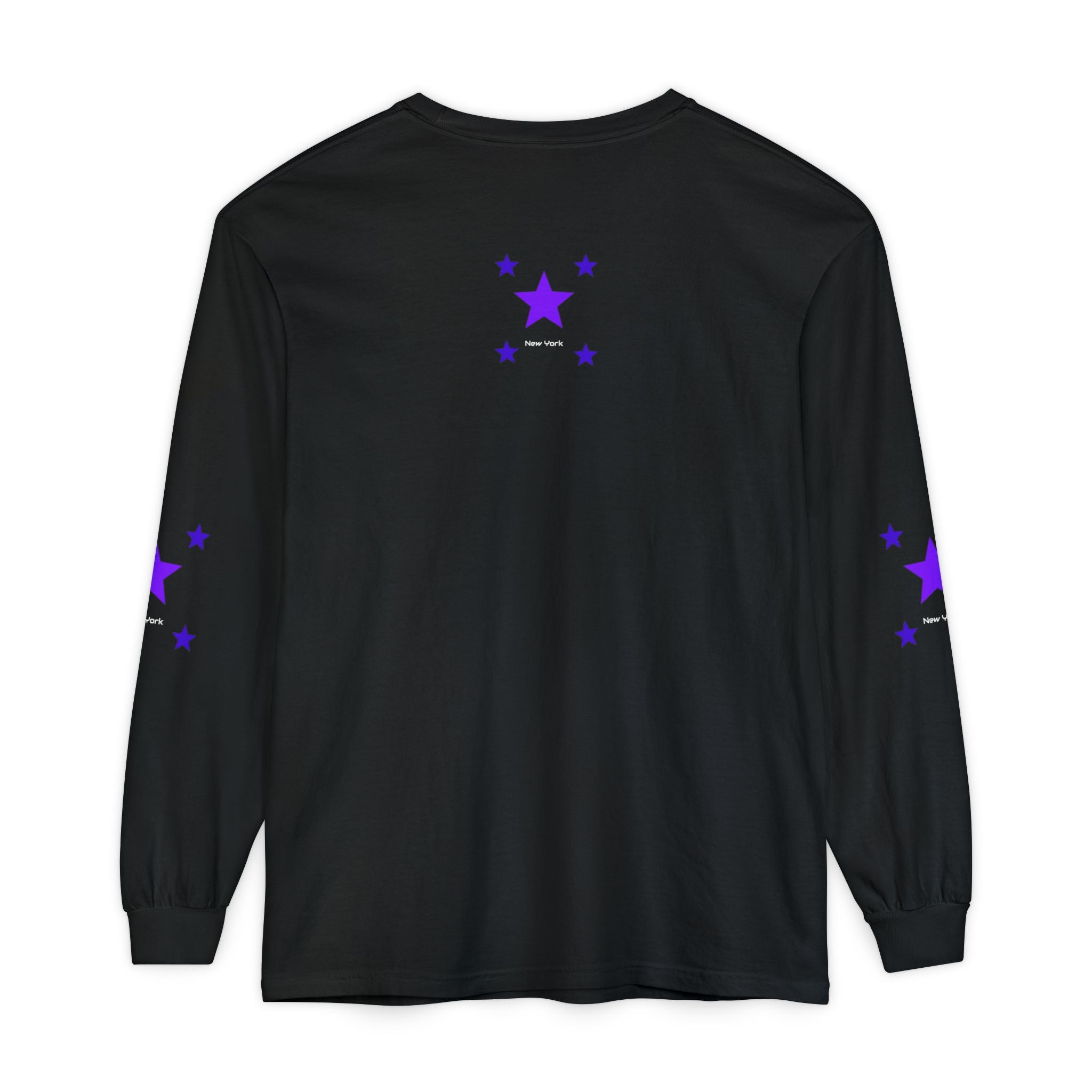 Long Sleeve T-Shirt — "Original Street Games, Yonkers, New York" Retro Star Design