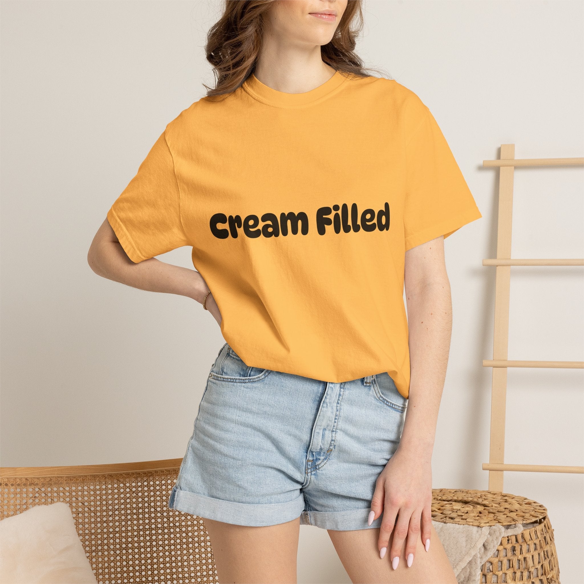 Funny "Cream Filled" All Cotton Unisex T-Shirt