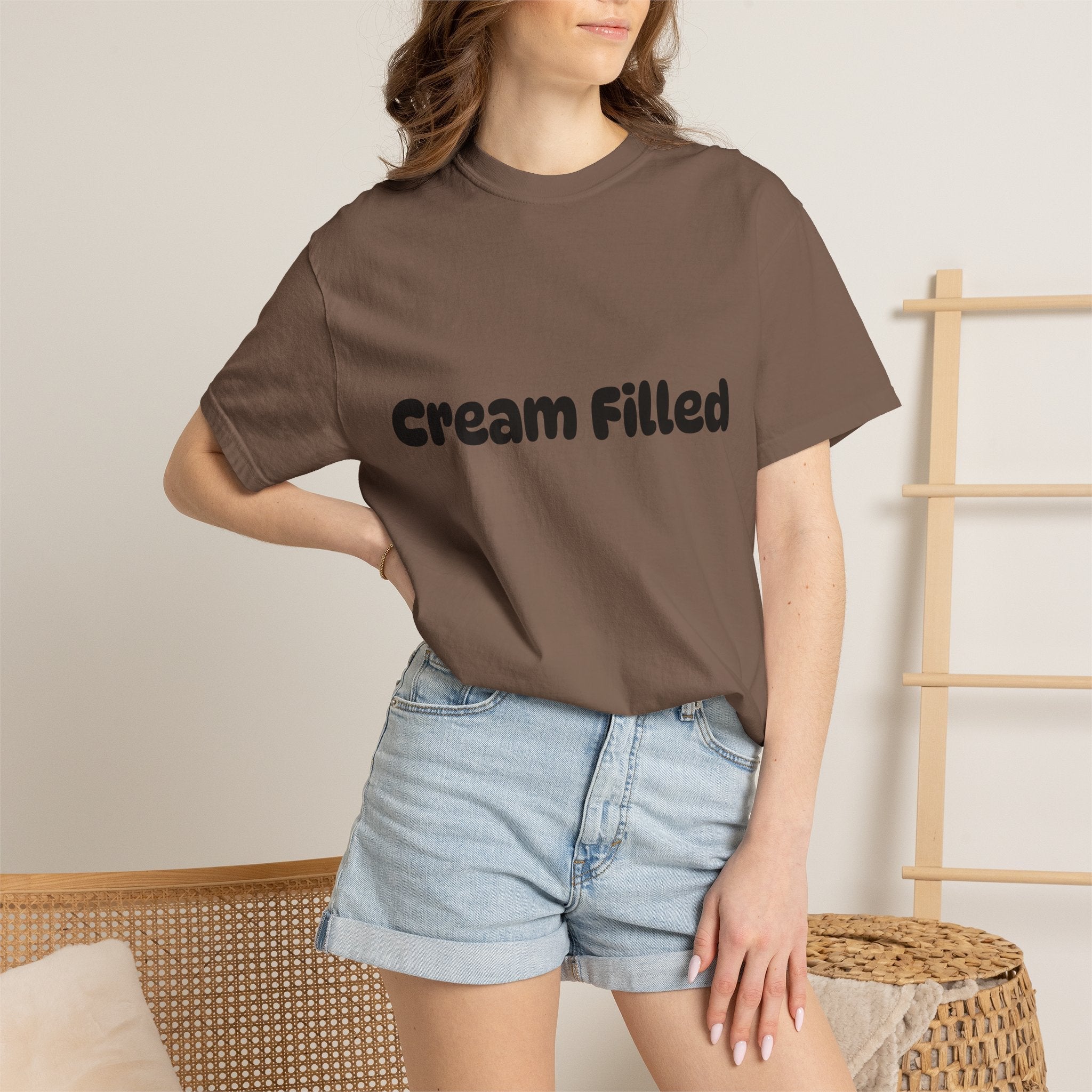 Funny "Cream Filled" All Cotton Unisex T-Shirt